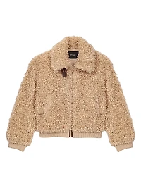Cropped Boucle Jacket