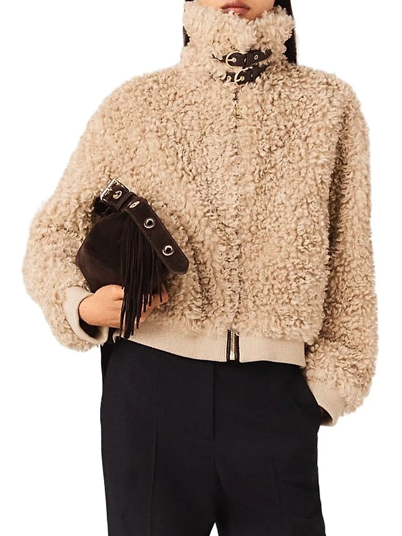 Cropped Boucle Jacket
