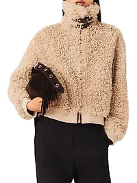 Cropped Boucle Jacket