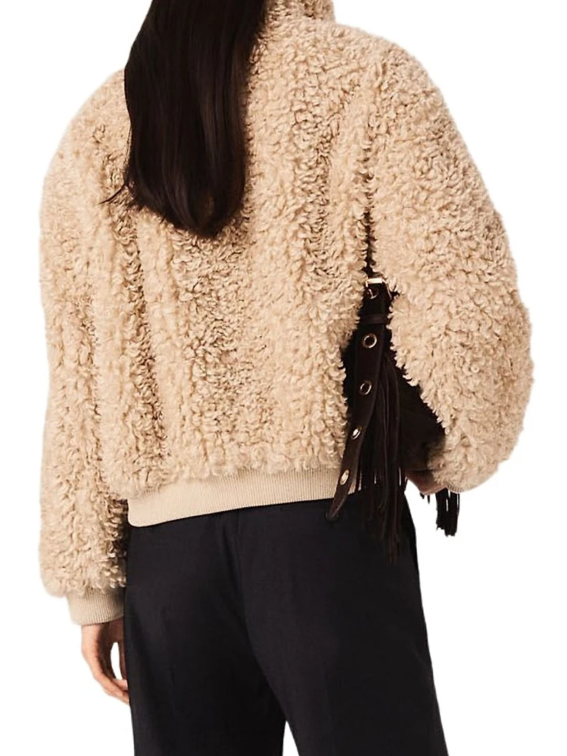 Cropped Boucle Jacket