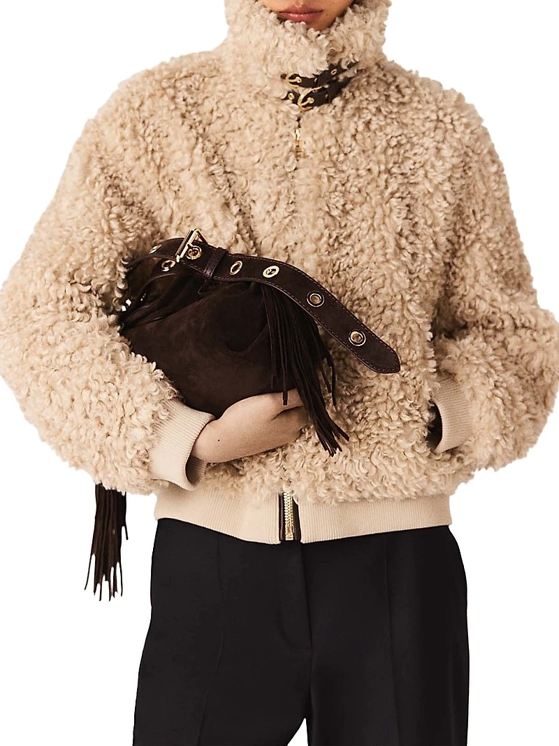 Cropped Boucle Jacket
