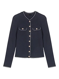 Ribbed Knit Cardigan