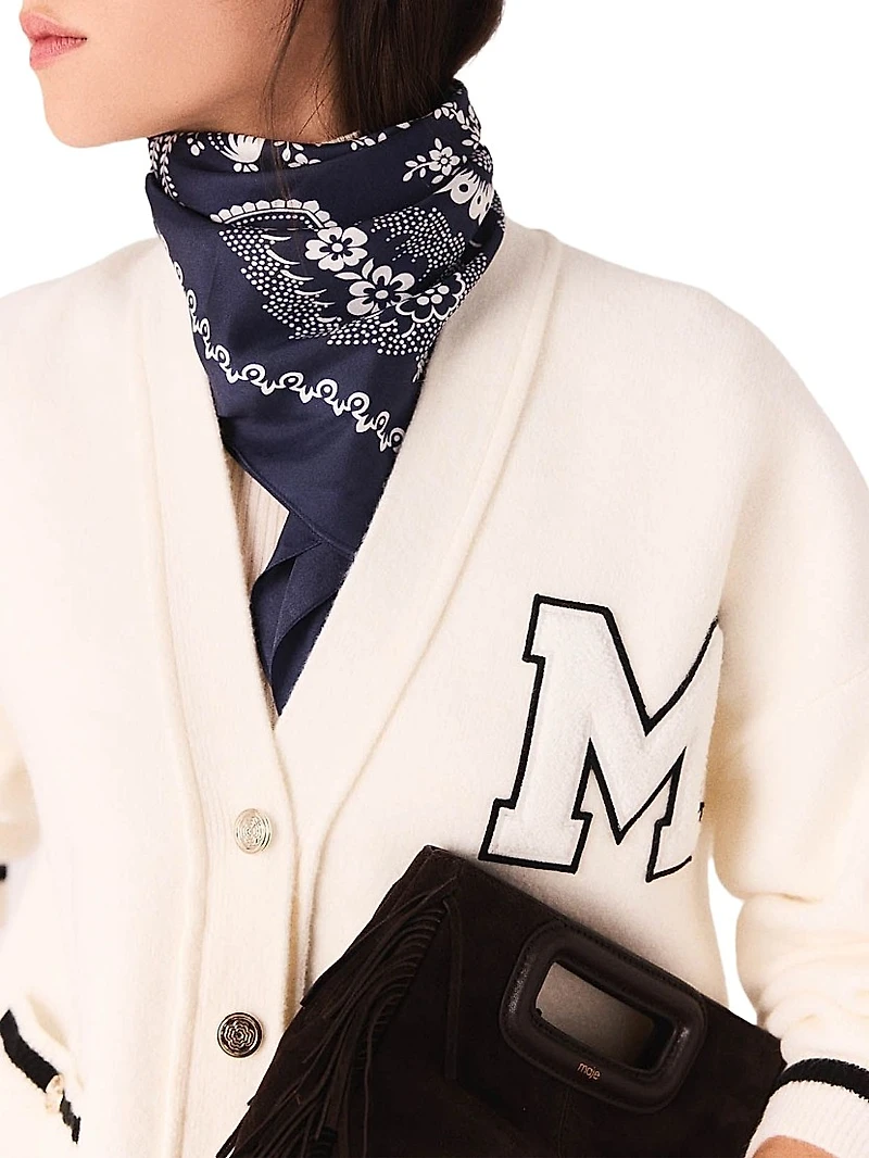 Long Cardigan with Embroidery