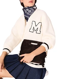 Long Cardigan with Embroidery