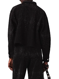 Rhinestone Denim Shirt