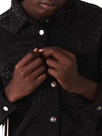 Rhinestone Denim Shirt