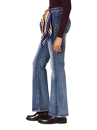 Bootcut Jeans with Zip Pockets