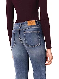 Bootcut Jeans with Zip Pockets