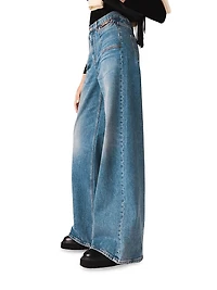 Flared Jeans with Chain