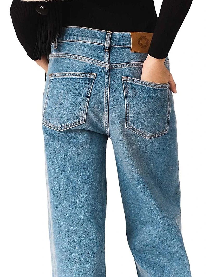Flared Jeans with Chain