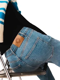 Flared Jeans with Chain