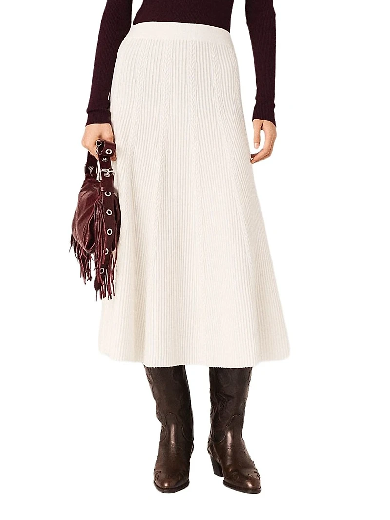 Long Knit Skirt