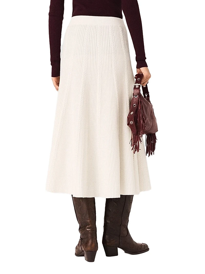 Long Knit Skirt