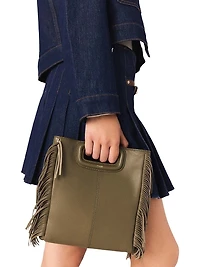 Short Denim Skirt with Lining