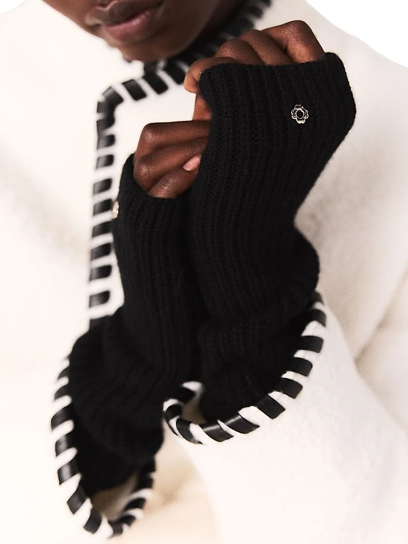 Lined Coat with Contrasting Ribbon