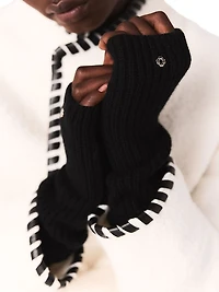 Lined Coat with Contrasting Ribbon