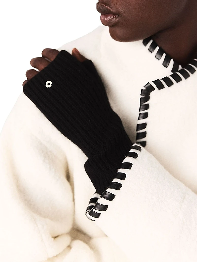 Lined Coat with Contrasting Ribbon