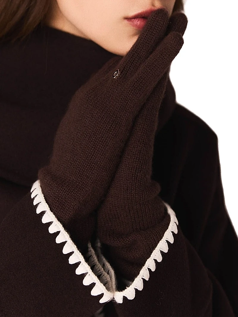 Embroidered Double-Faced Coat