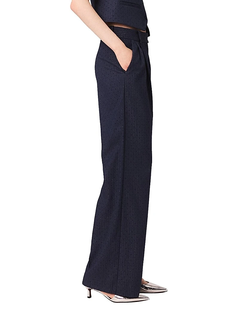Rhinestone Suit Trousers