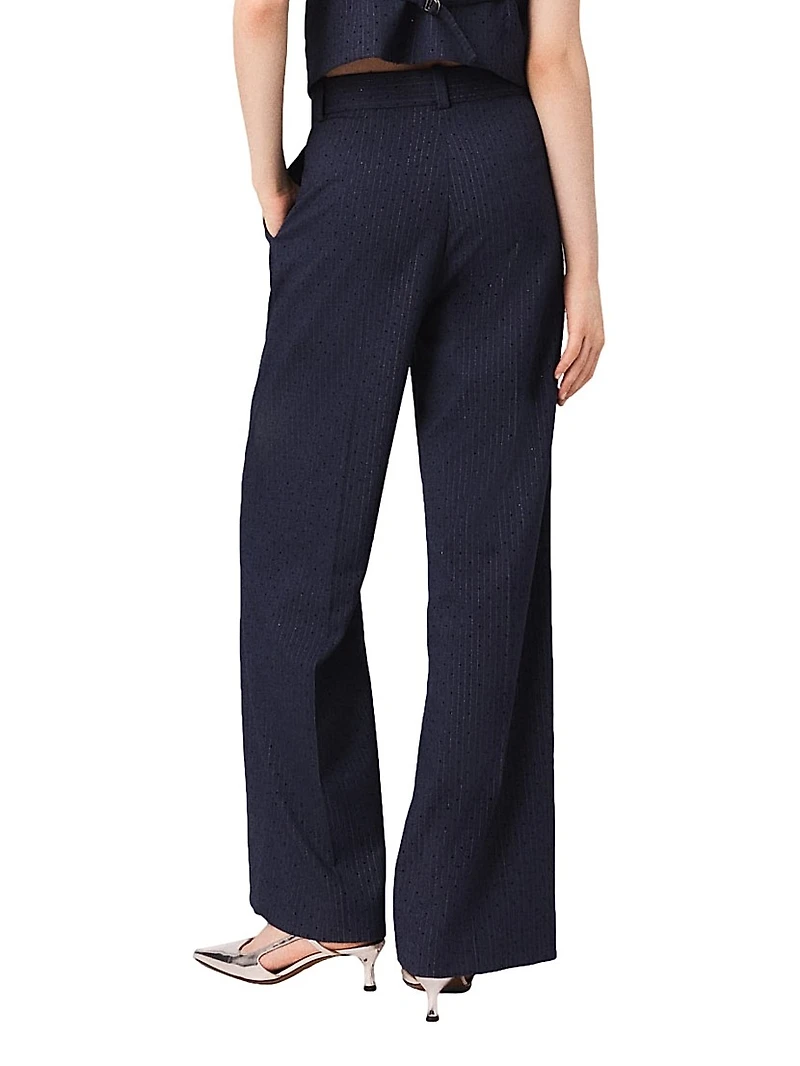 Rhinestone Suit Trousers