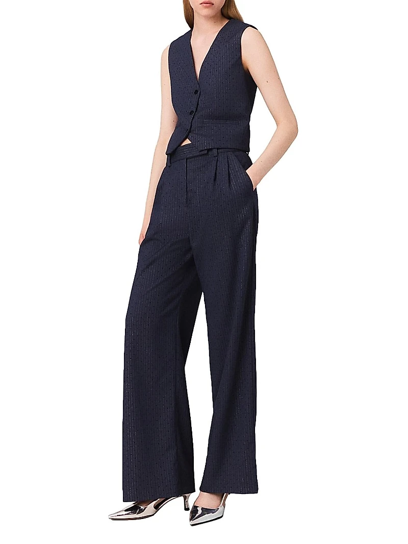 Rhinestone Suit Trousers