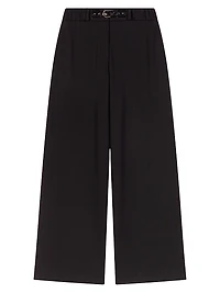 Wide-Leg Suit Trousers