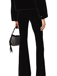 Stretch Velour Trousers