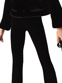 Stretch Velour Trousers