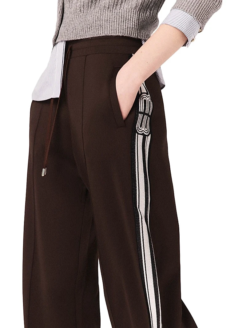 Straight-Striped Trousers