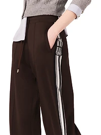 Straight-Striped Trousers