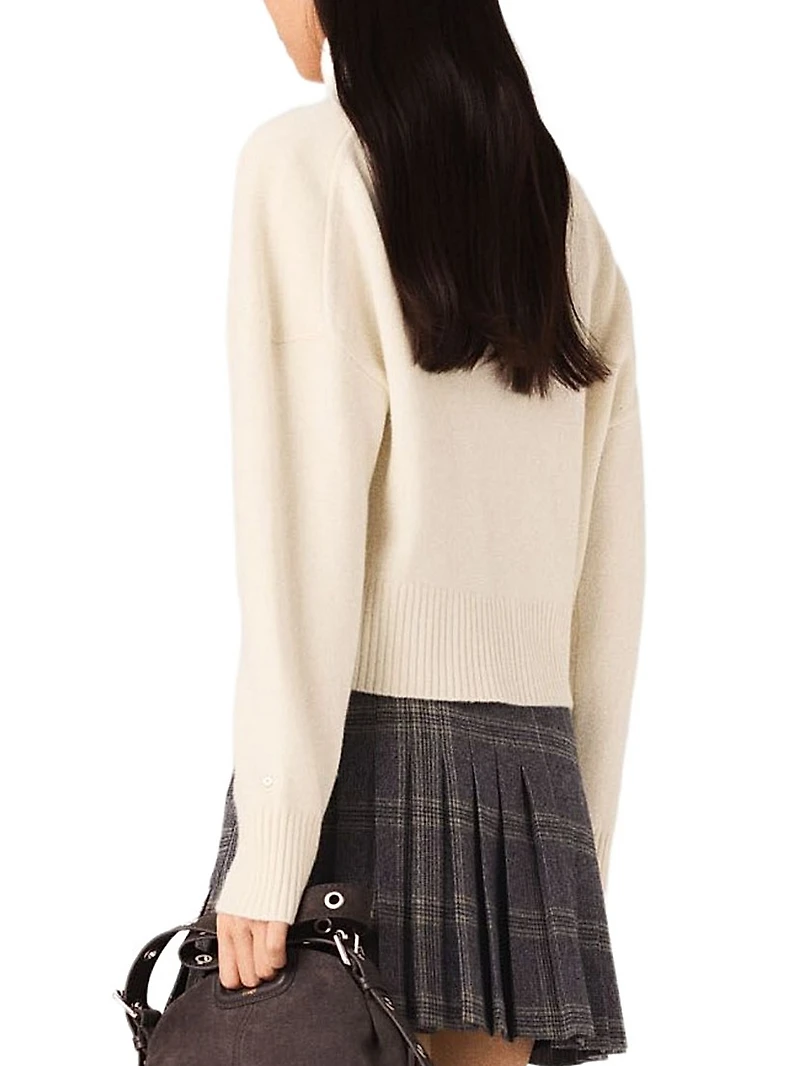 High Neck Cashmere Jumper