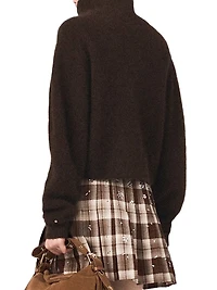 Yak Blend Roll Neck Jumper