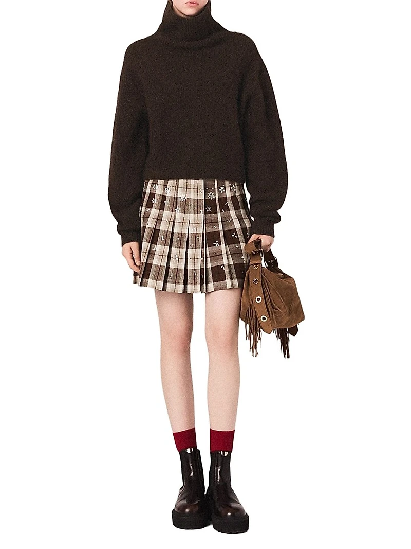 Yak Blend Roll Neck Jumper