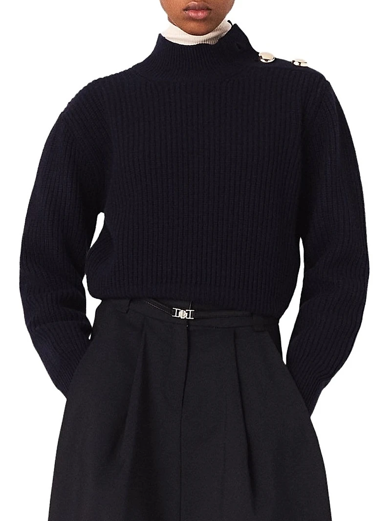 Wool Roll-Neck Jumper