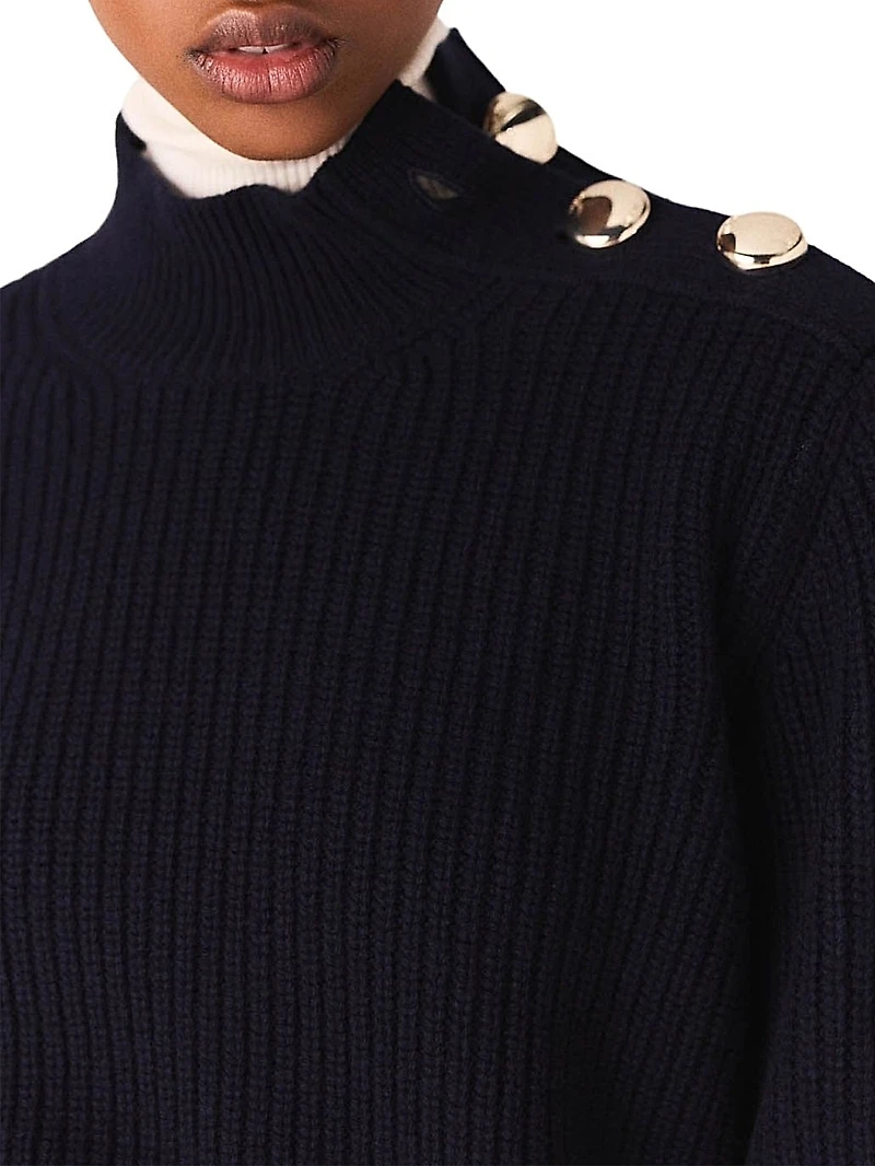 Wool Roll-Neck Jumper
