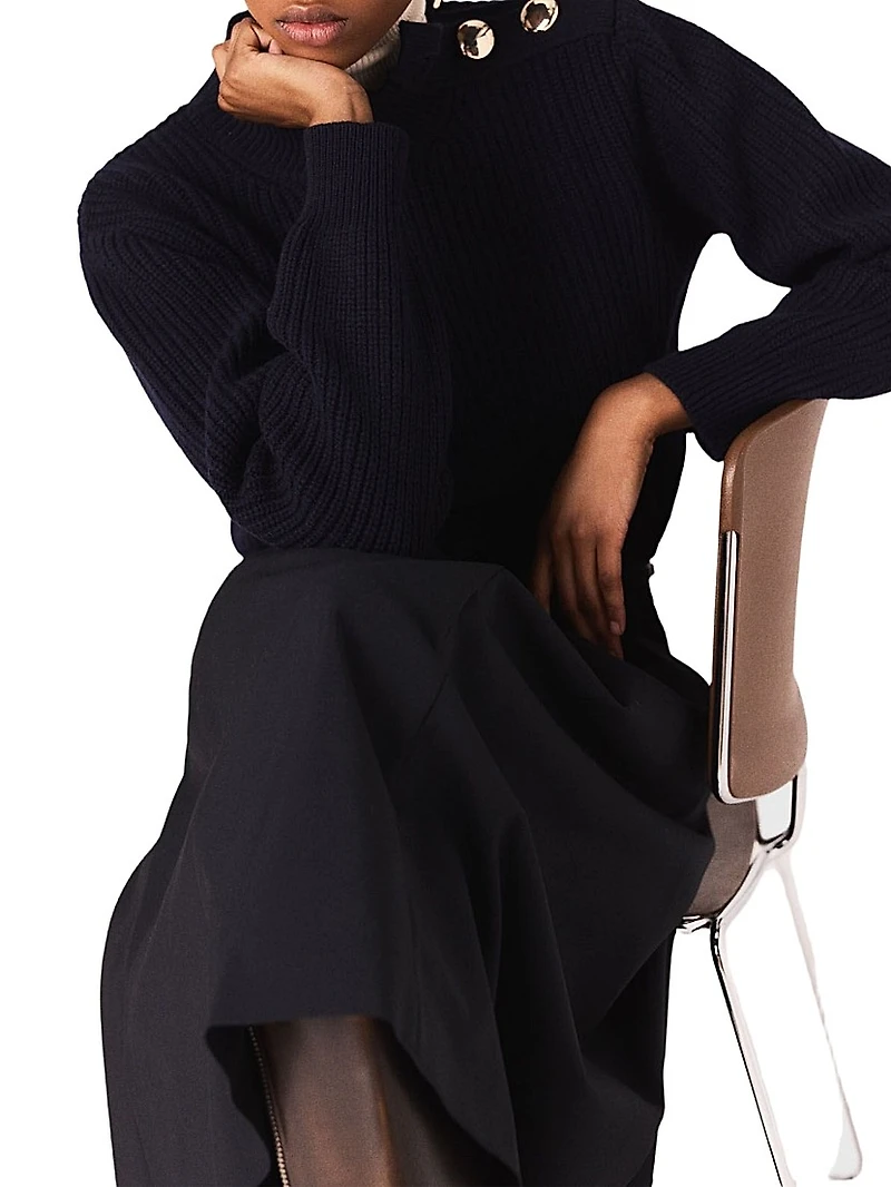 Wool Roll-Neck Jumper