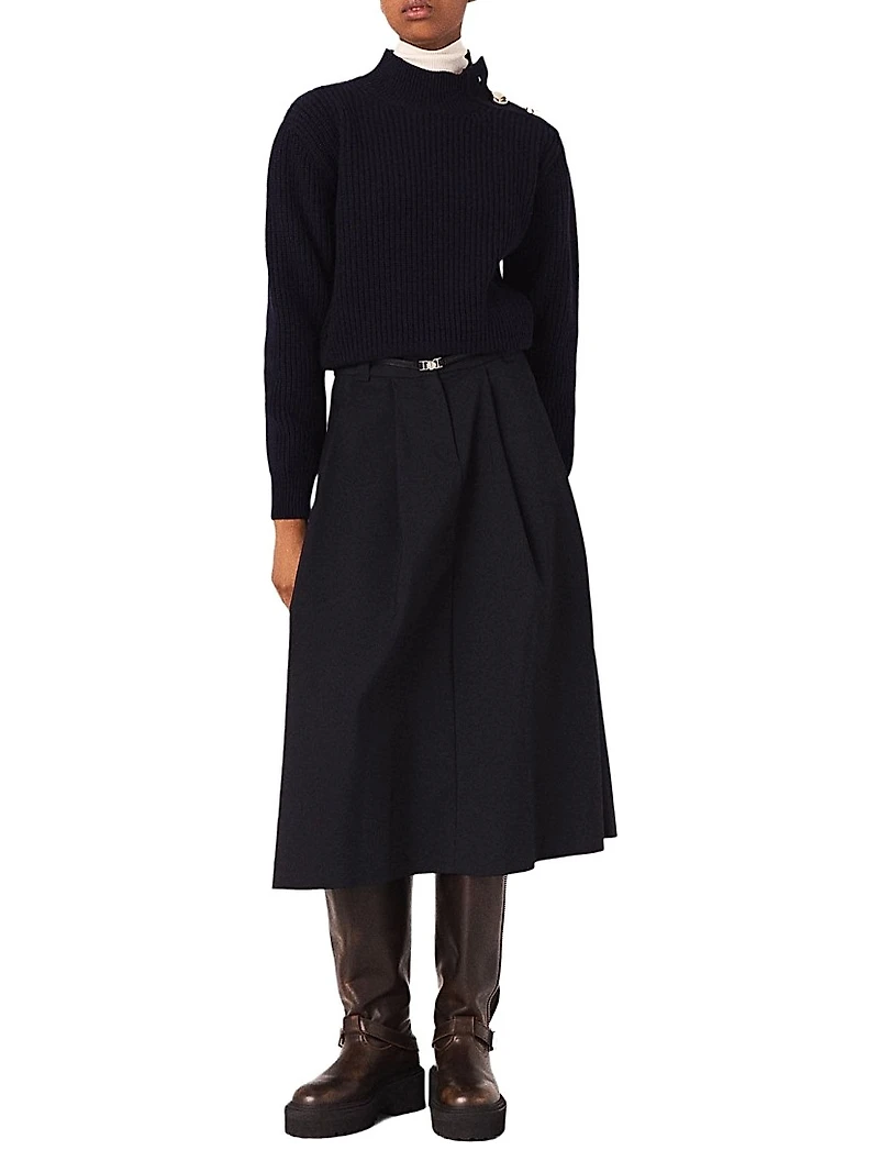 Wool Roll-Neck Jumper