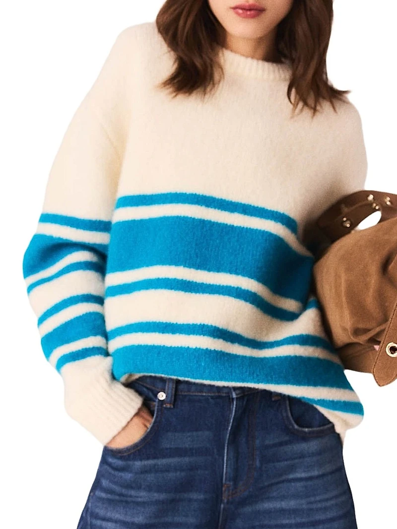 Oversized Wool-Blend Jumper