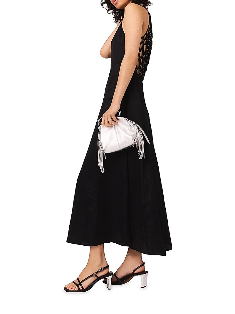 Floaty Maxi Dress with Braided Back