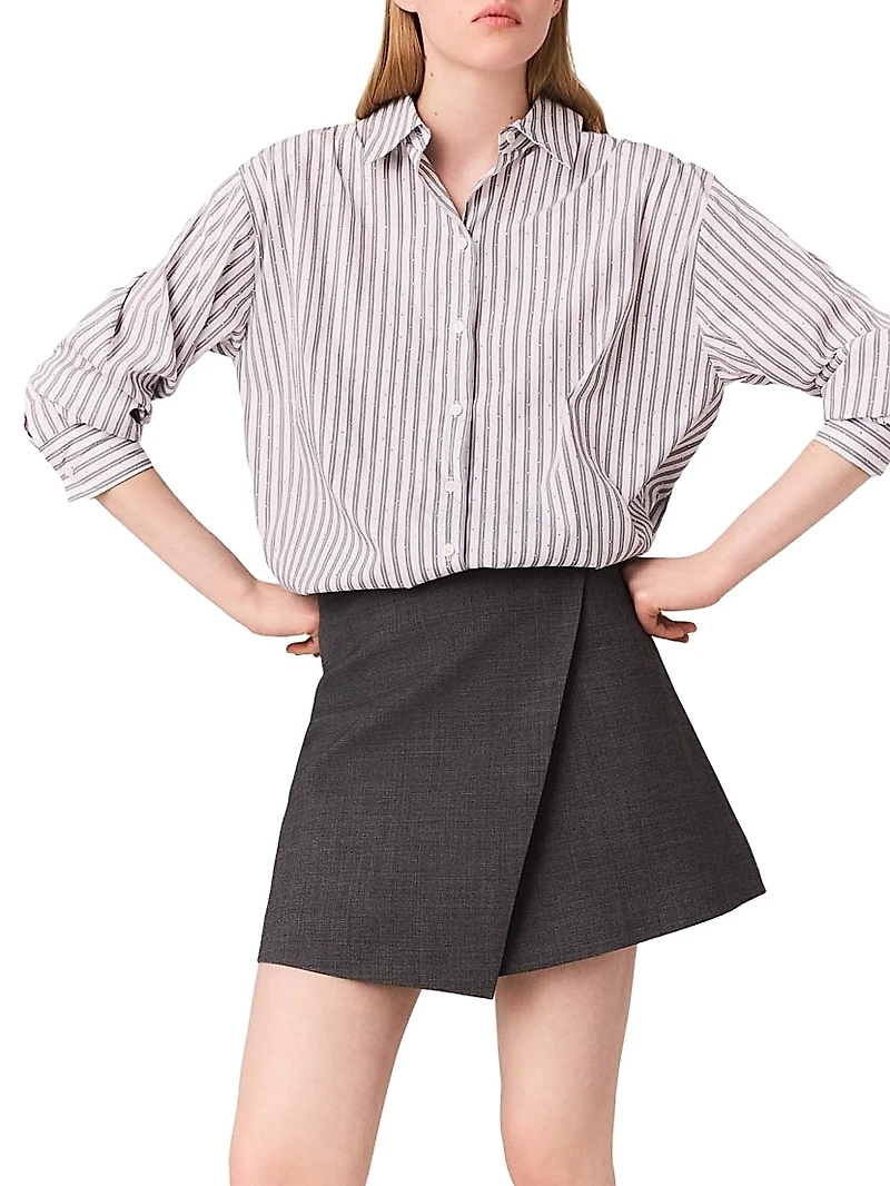 Rhinestone 2 1 cotton dress