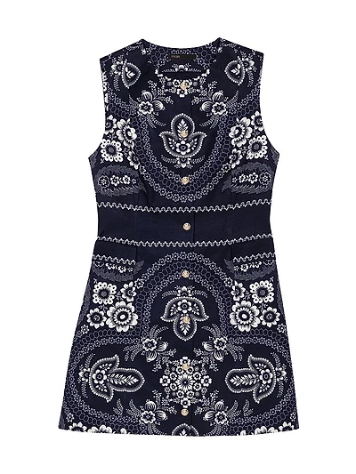 Patterned Shift Dress