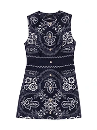 Patterned Shift Dress
