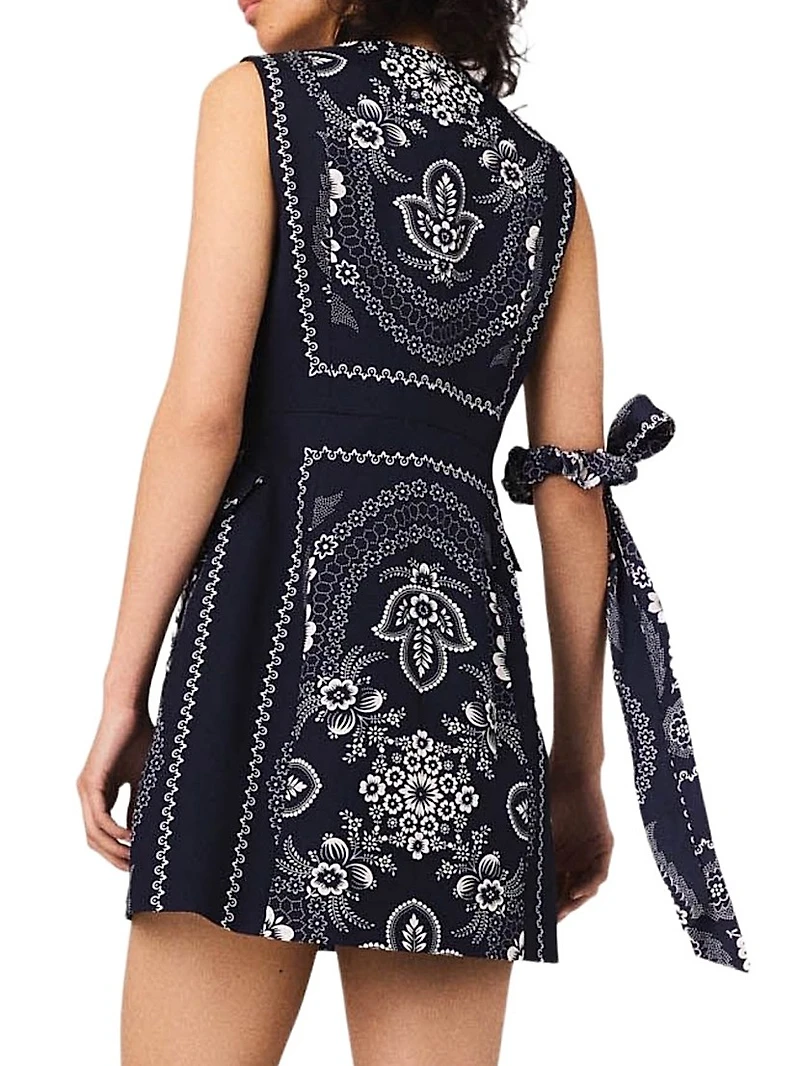 Patterned Shift Dress