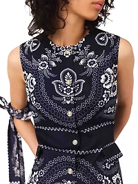 Patterned Shift Dress