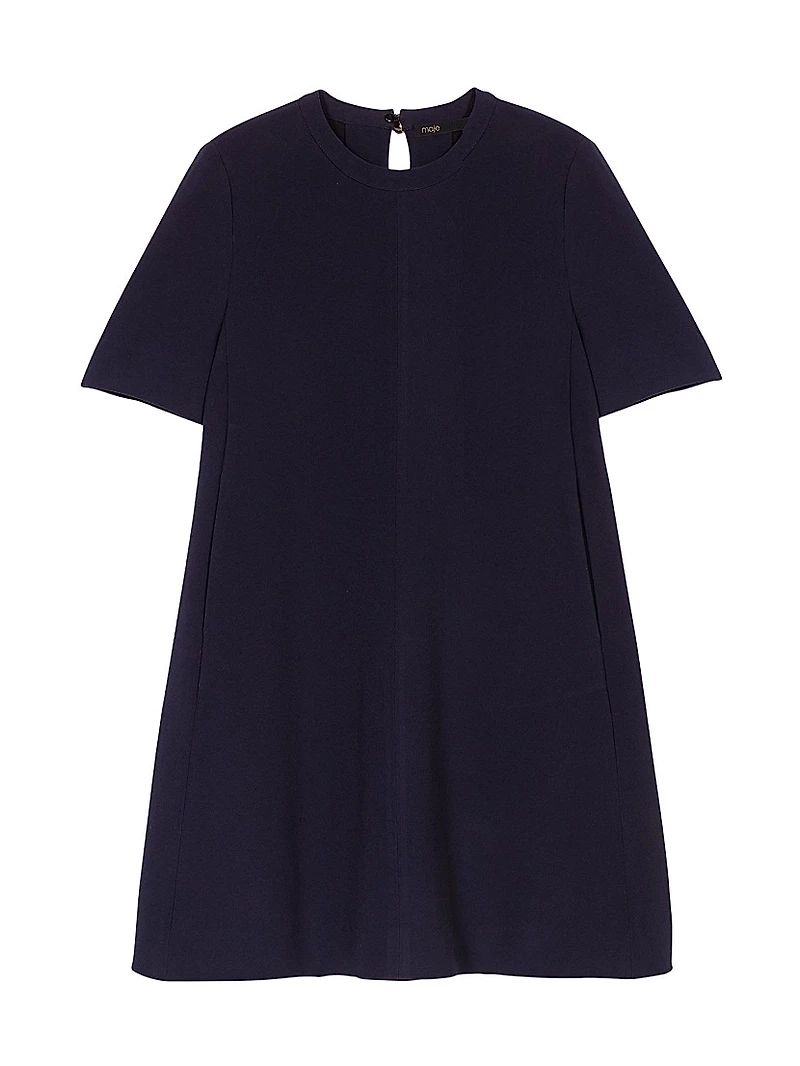 Heavy Crepe Trapeze Dress