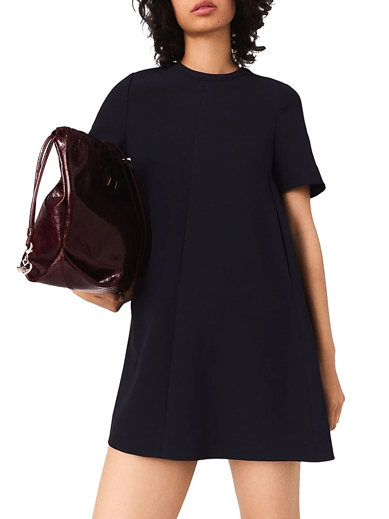 Heavy Crepe Trapeze Dress