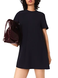 Heavy Crepe Trapeze Dress