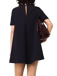 Heavy Crepe Trapeze Dress