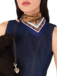 Short Denim Dress with Ruffles