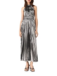 Pleated Maxi Dress